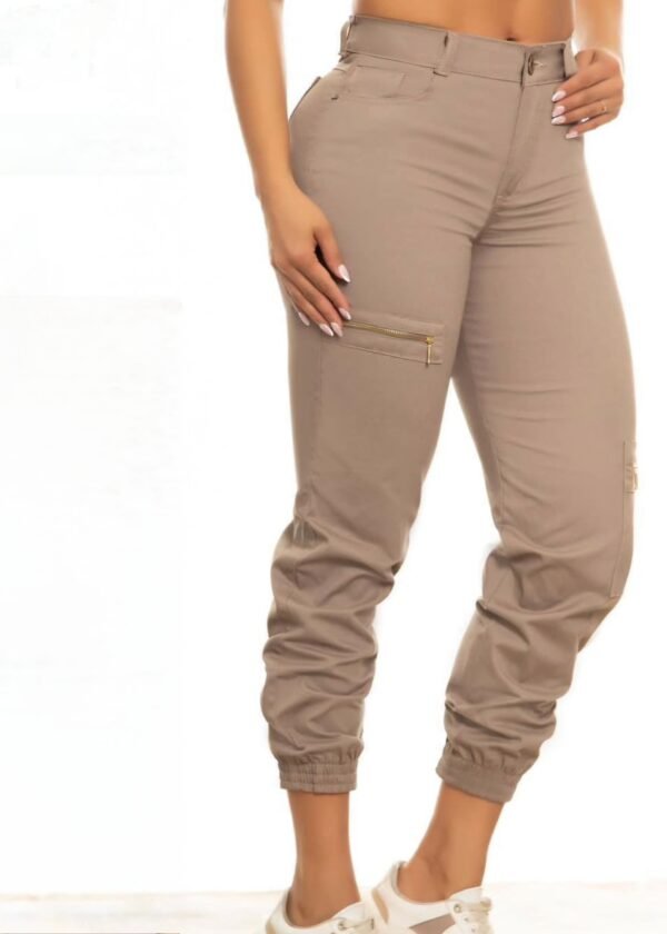 Pantalón jogger Crema Fiara