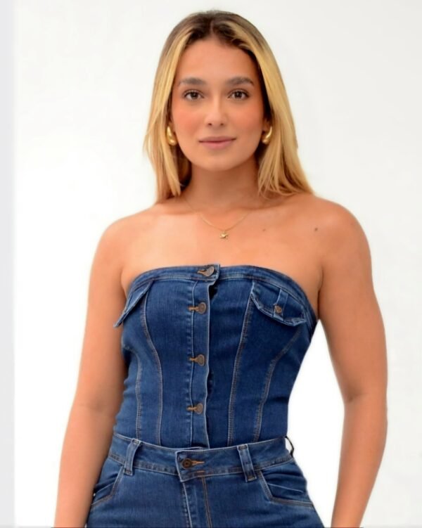 Chaleco en denim