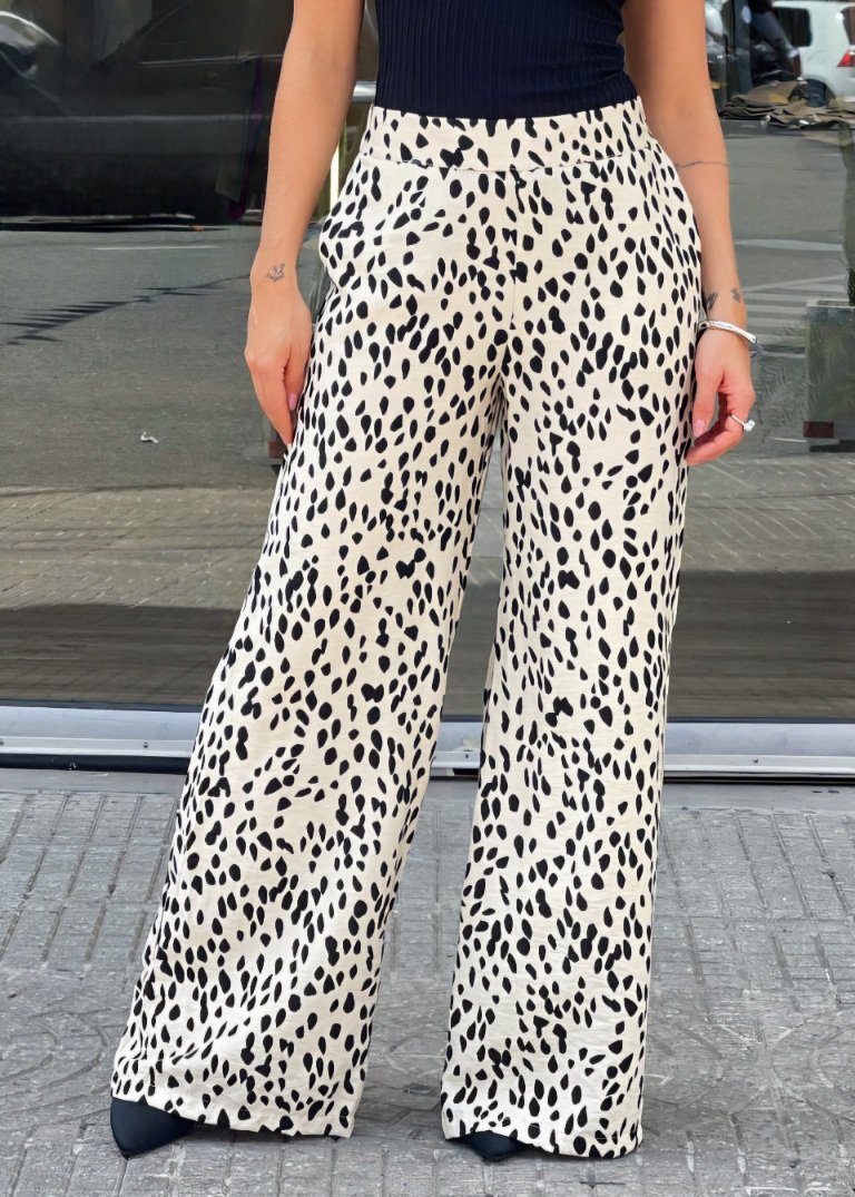 Pantalón de silueta amplia y corte recto - Image 2