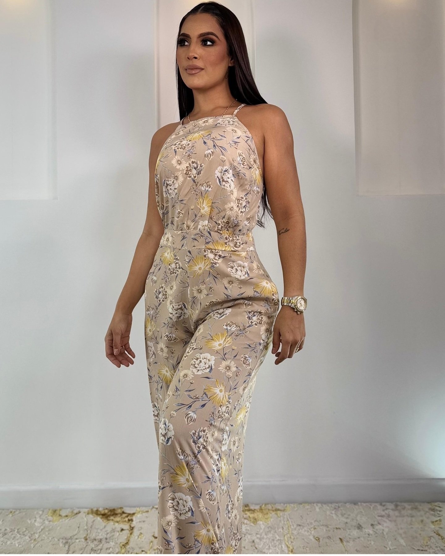 Enterizo floral palazzo - Image 3