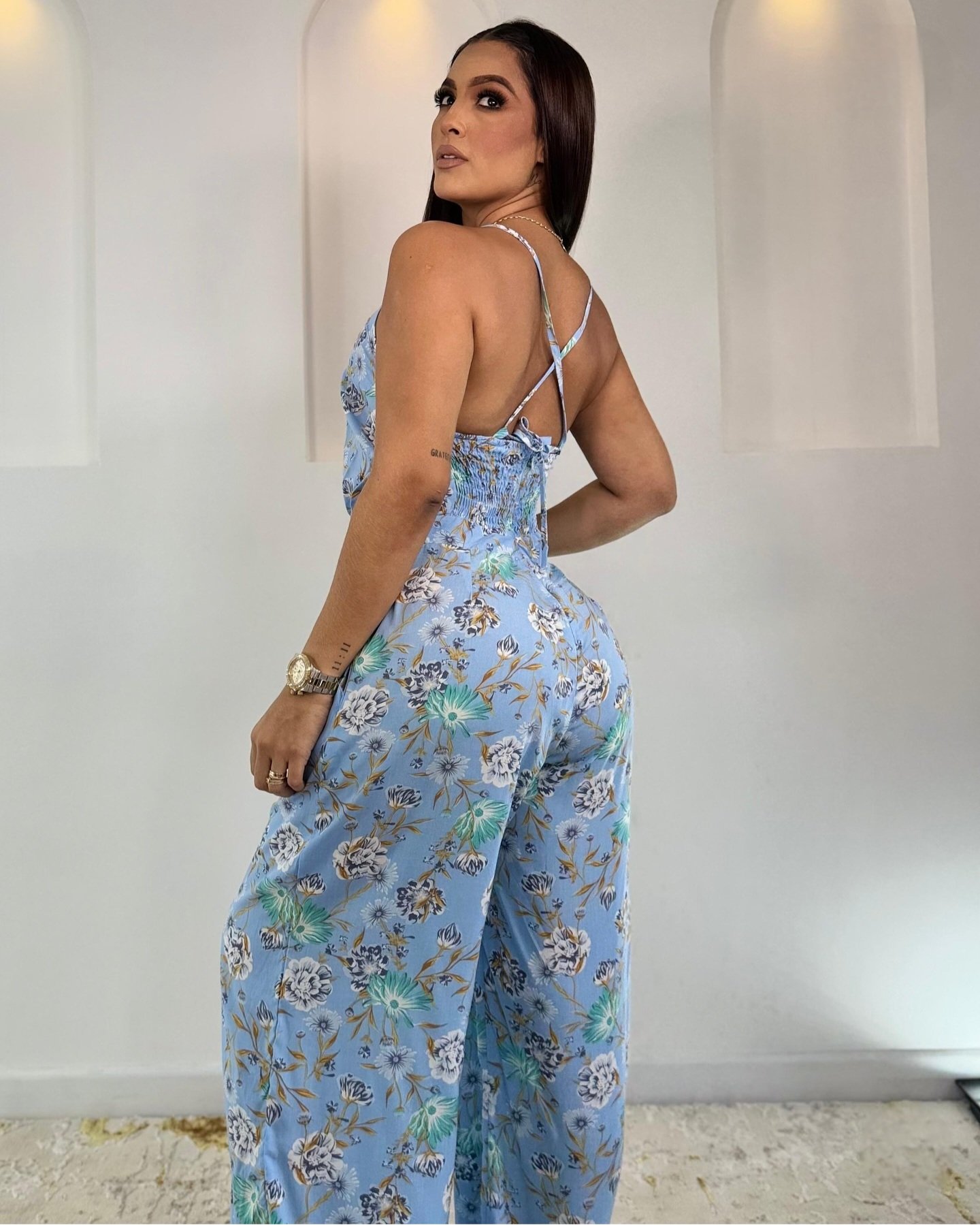 Enterizo floral palazzo - Image 2