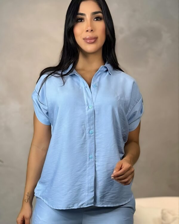 Blusas manga corta