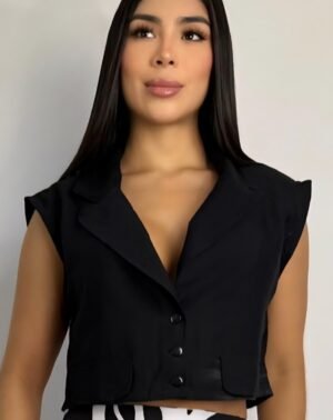 Blusa de 3 botones