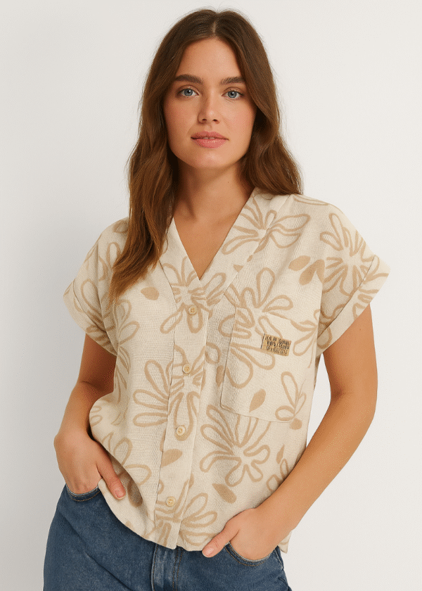 Blusa estampada para dama