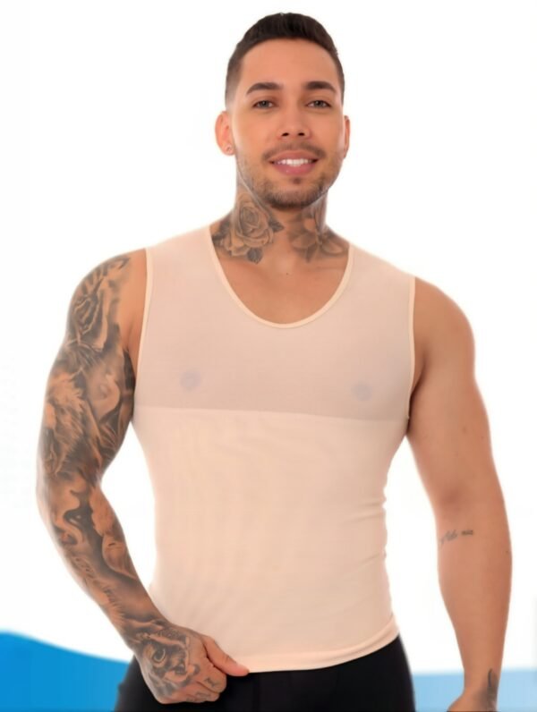 Camisilla faja para hombres para control del abdomen