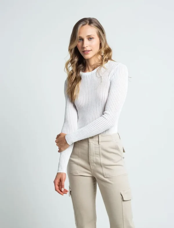 Sueter tejido manga larga