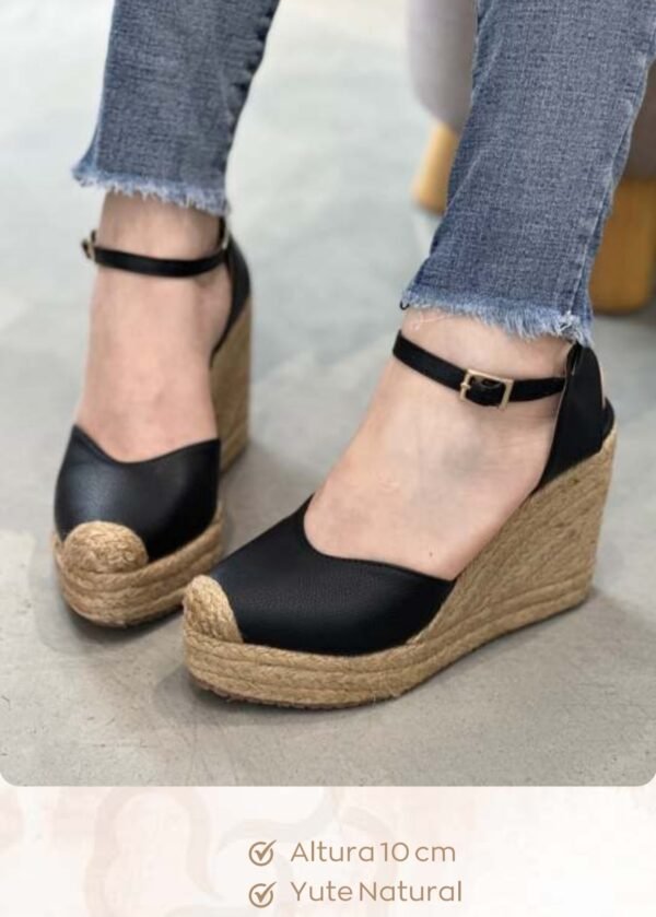 Sandalia Plataforma alta en Yute