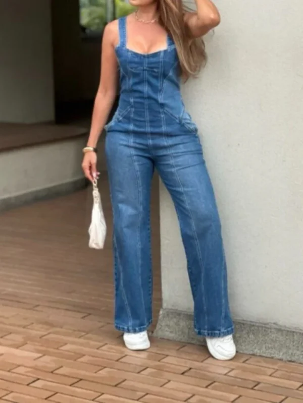 Enterizo en denim AS06113