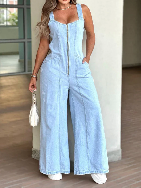 Enterizo en denim AS06514