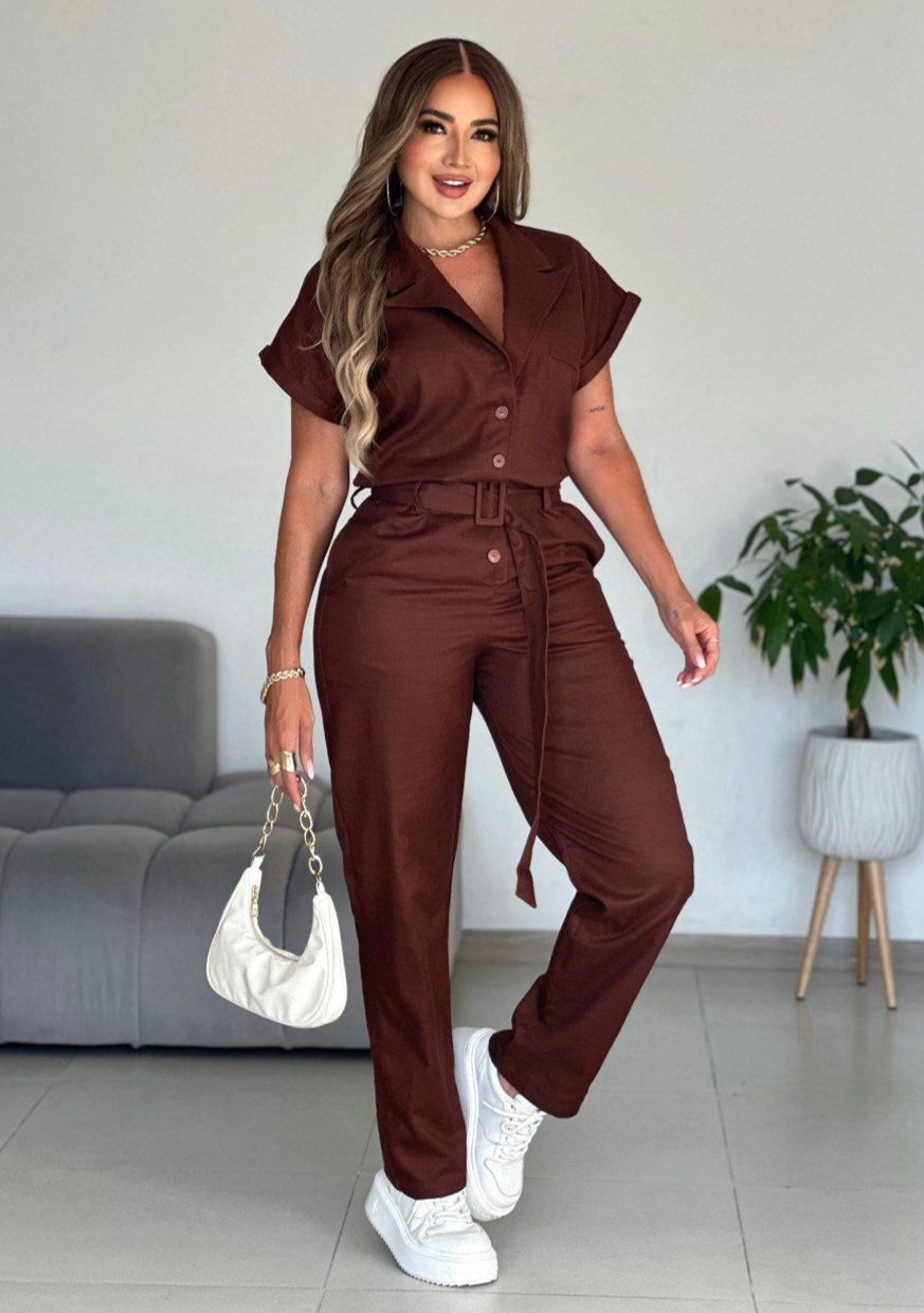 Enterizo Largo con cinturón