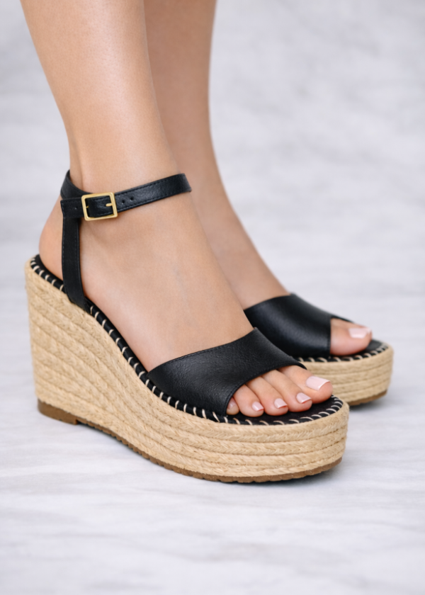 Sandalia de yute Plataforma 7cms