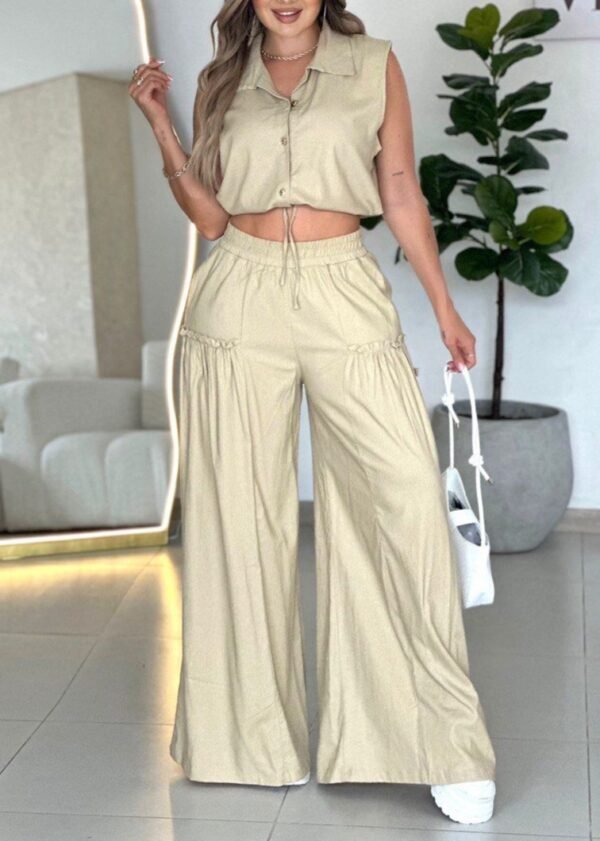 Conjunto de blusa y pantalón ASP00516