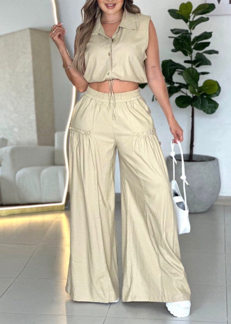 Conjunto de blusa y pantalón ASP00516