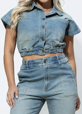 Chaleco Jeans stretch dirty
