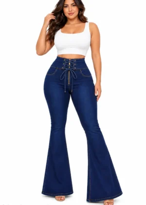 Jeans levanta cola acampanado JMC602