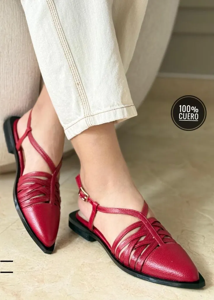 Baletas de cuero LP8