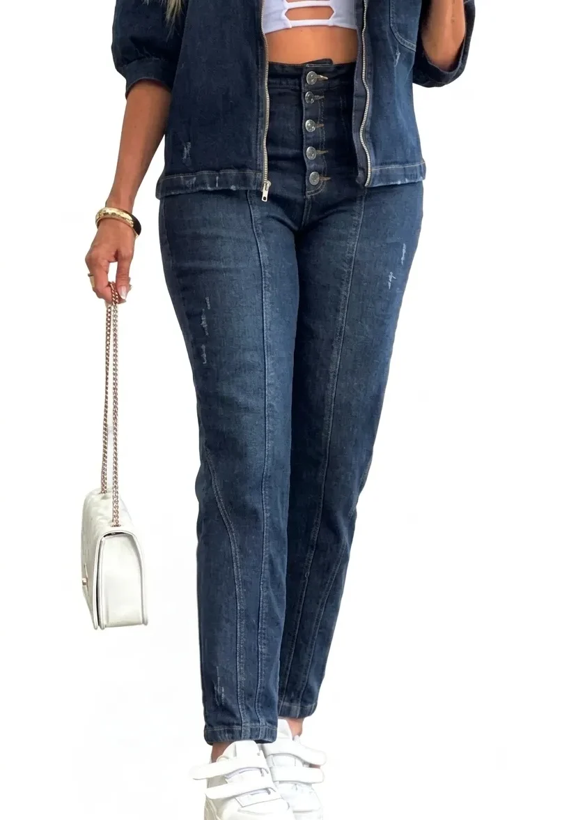 Jeans barrel stretch AS06896